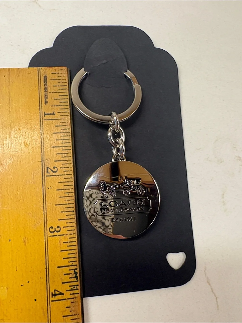 Coach Locket Horse and Carriage Key Ring